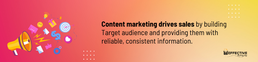 content marketing for traffic and sales