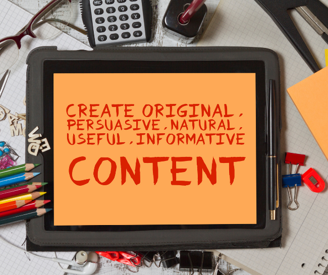 Create valuable content